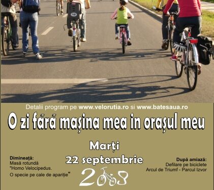 O zi fara masina MEA in orasul MEU