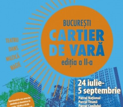 Bucuresti, cartier de vara – program 7-8 august