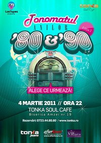 Party 04.03.2011- Tonomatul anilor ’80 & ’90 – Alege ce urmeaza! Editia II