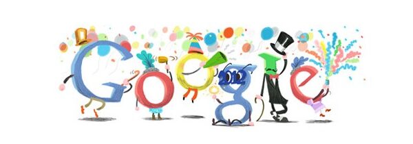 Google marchează ultima zi a anului printr-un logo special