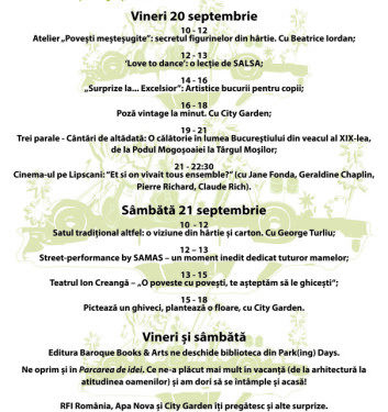 Park(ing) Day(s) 2013 pe stada Lipscani